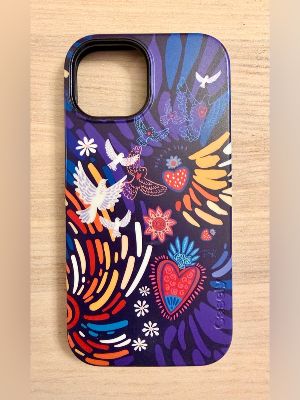 Casely - Viva la vida - Frida Kahlo Collage Case Bold + Mag Safe iPhone 15